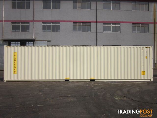 New 40ft High Cube Shipping Containers Nelson Bay - From $7950 + GST