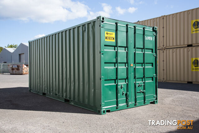 Refurbished Painted 20ft Shipping Containers Grafton - From $3950 + GST