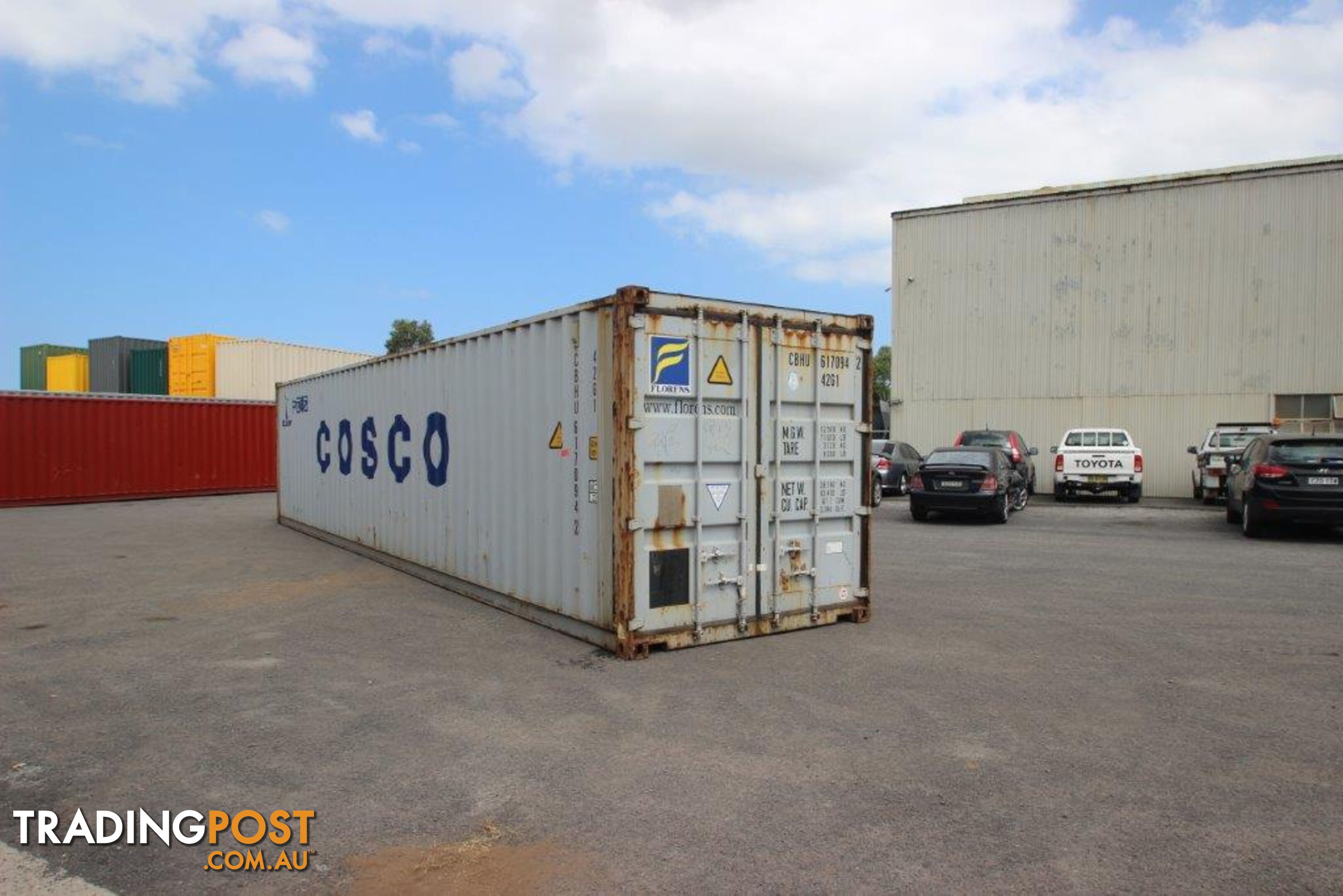 Used 40ft Shipping Containers Paterson - From $3990 + GST