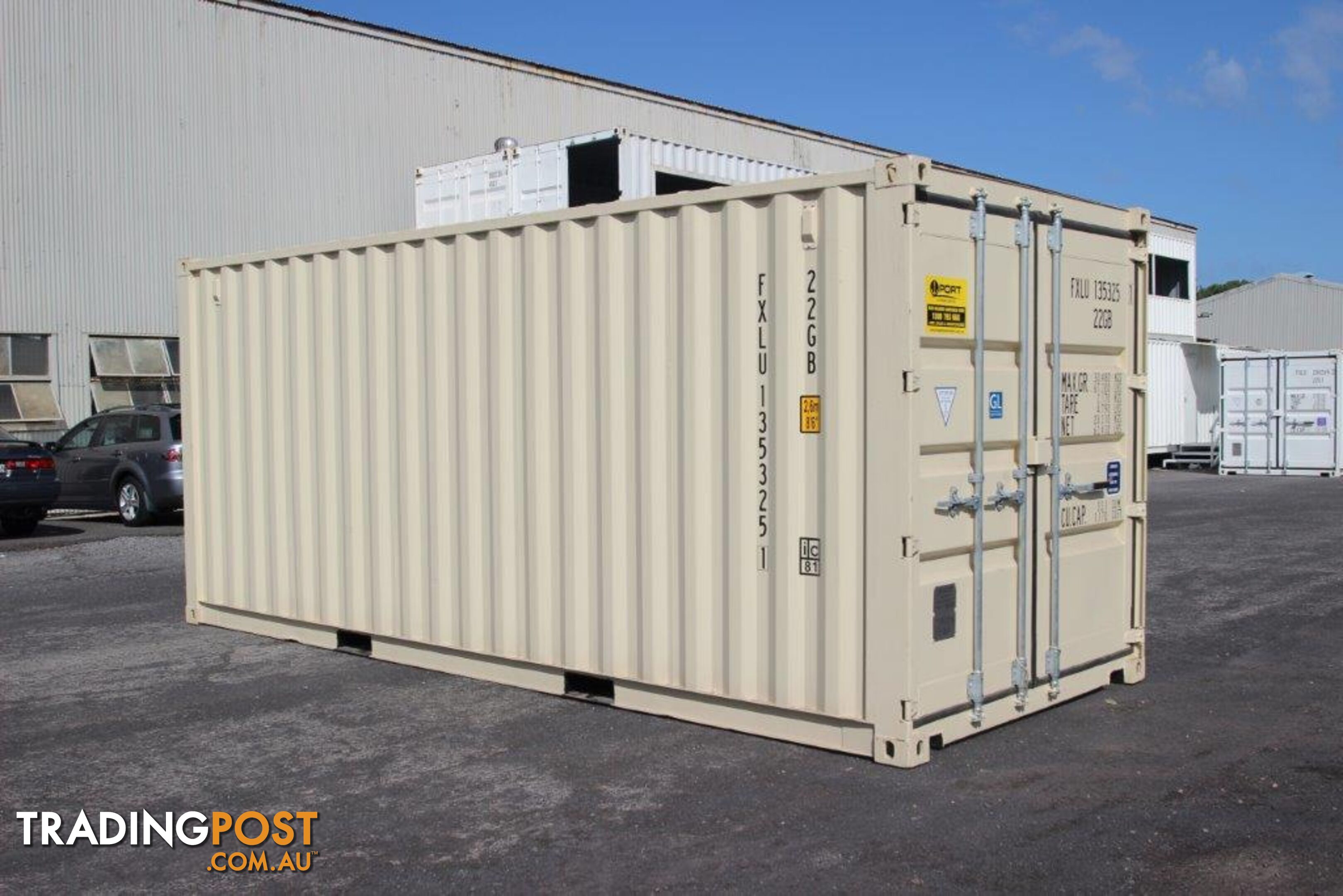 New 20ft Shipping Containers Seaham - From $6850 + GST