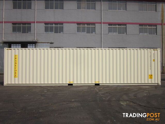 New 40ft High Cube Shipping Containers Sale - From $7100 + GST