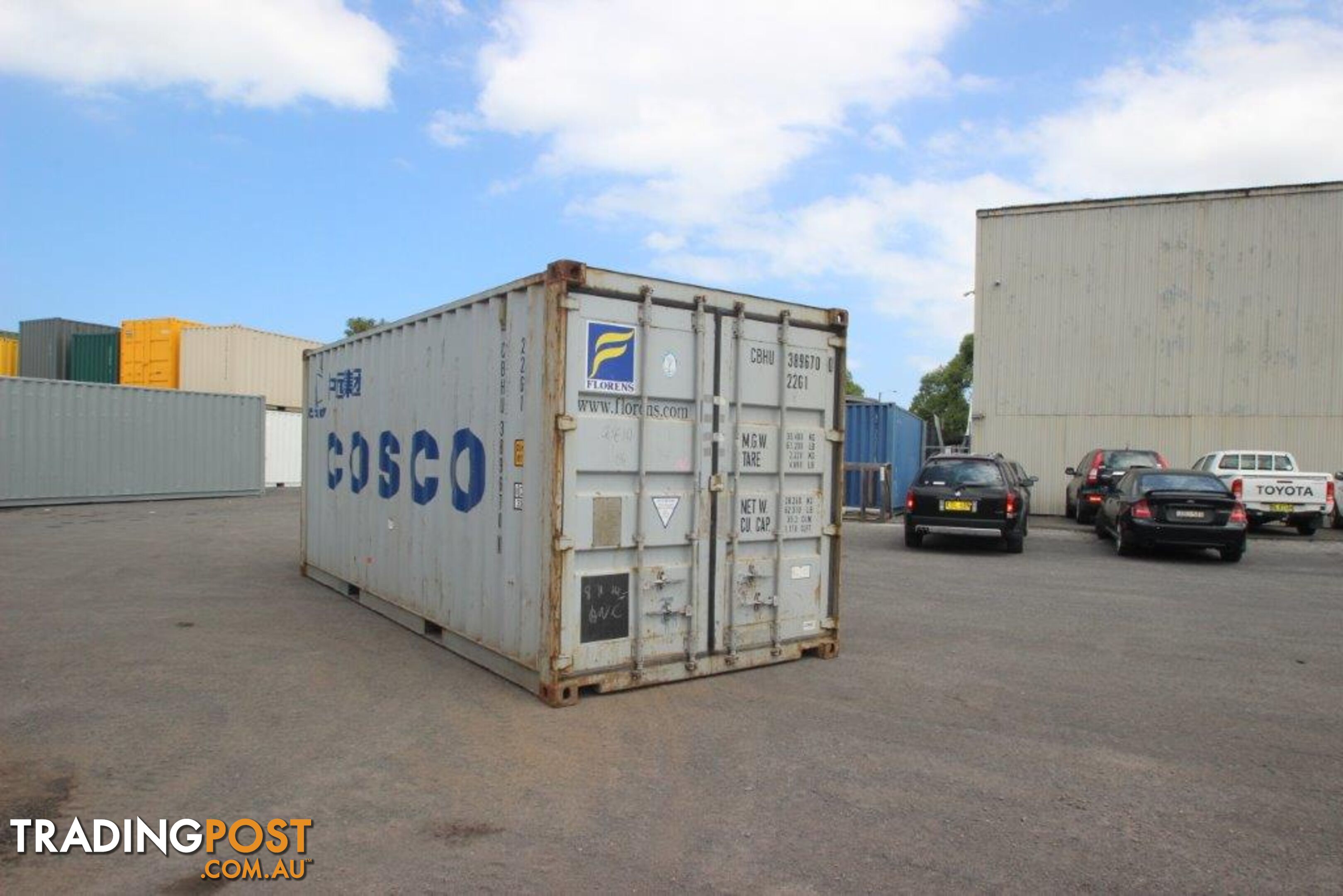 Used 20ft Shipping Containers Port Pirie - From $3500 + GST