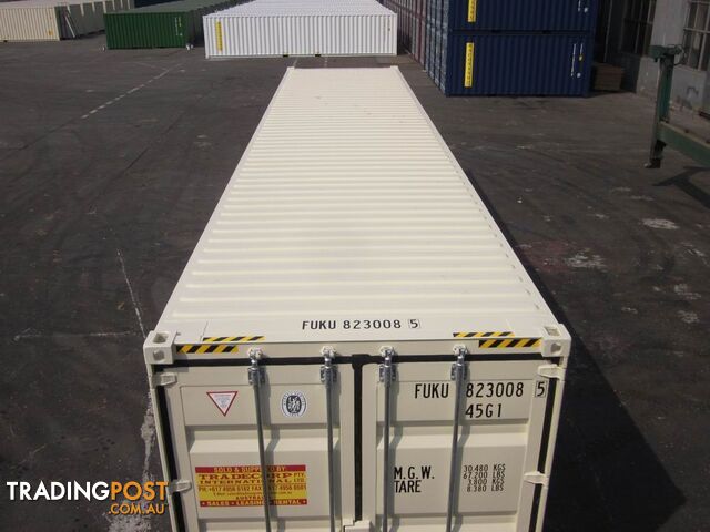 New 40ft High Cube Shipping Containers Brisbane - From $7900 + GST