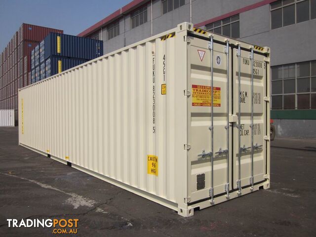 New 40ft High Cube Shipping Containers Port Pirie - From $7200 + GST