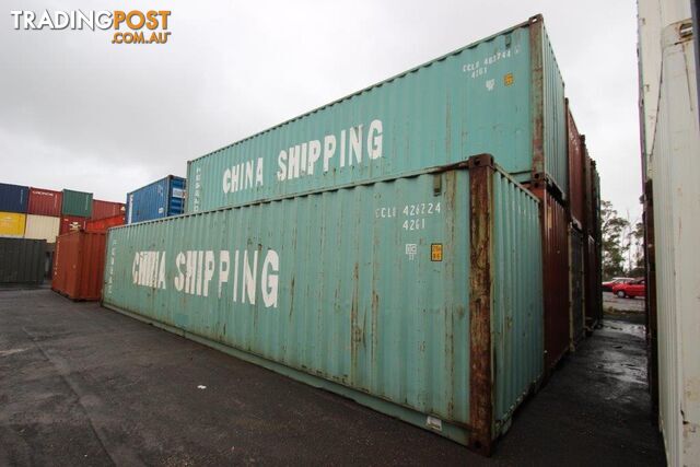 Used 40ft Shipping Containers Yeoval - From $3190 + GST