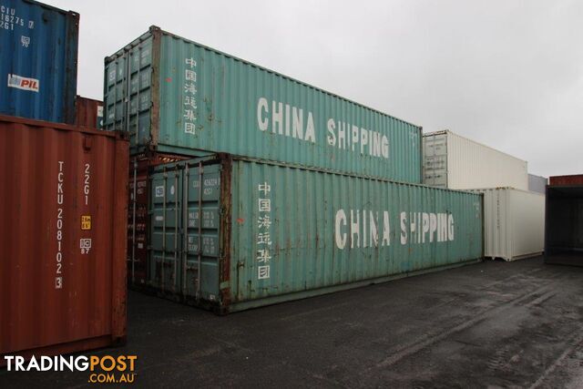 Used 40ft Shipping Containers Port Pirie - From $3950 + GST