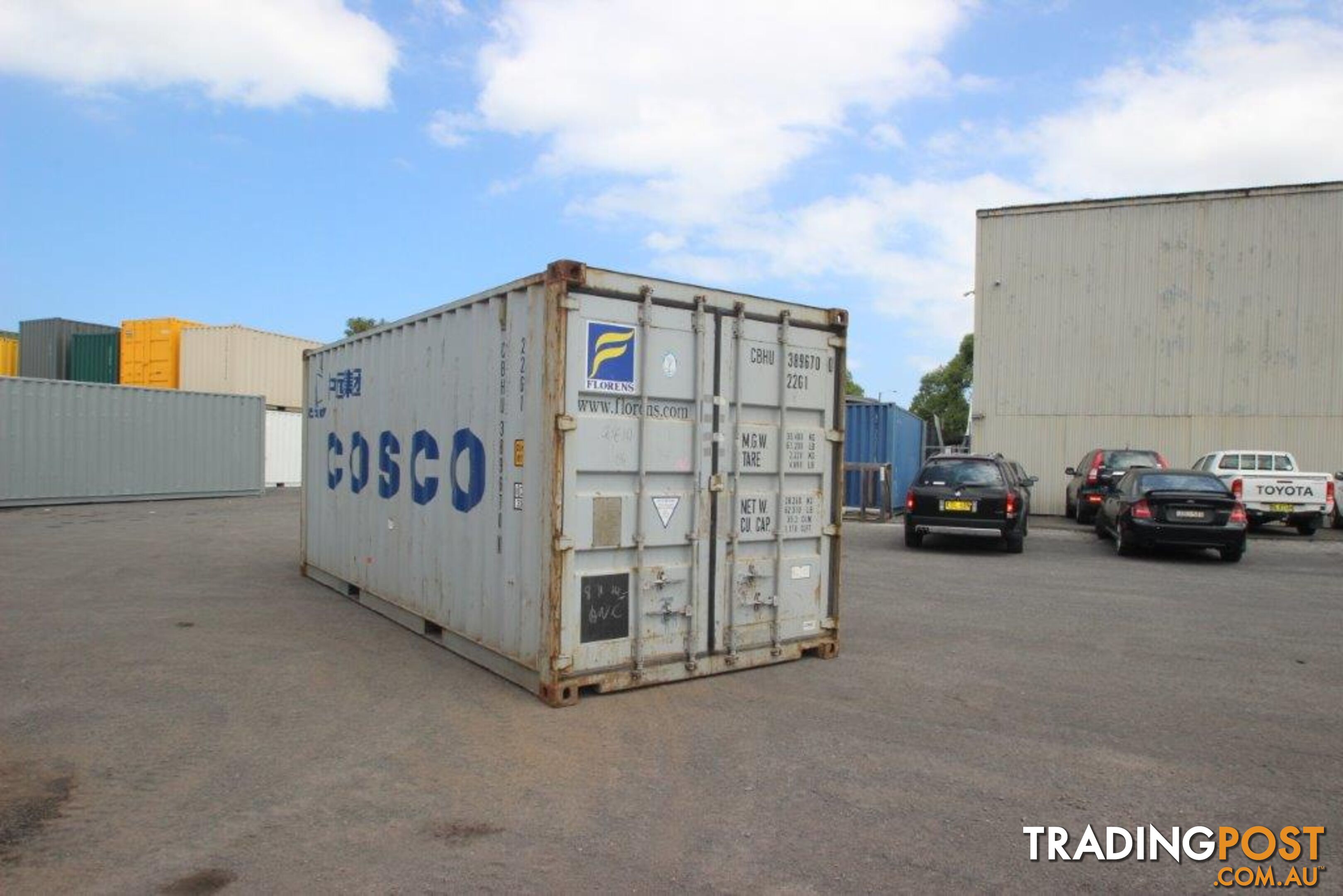 Used 20ft Shipping Containers Werribee - From $2850 + GST