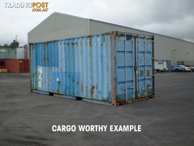 Used 20ft Shipping Containers Mount Gambier - From $3500 + GST