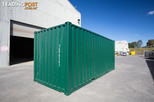 Refurbished Painted 20ft Shipping Containers Tuggerah - From $4350 + GST