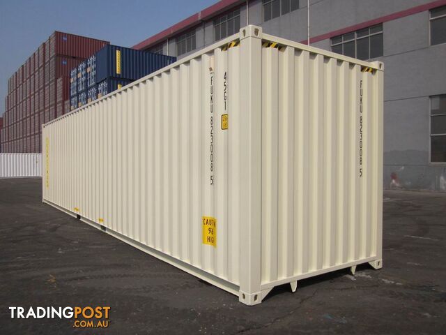 New 40ft High Cube Shipping Containers Clifton - From $7900 + GST