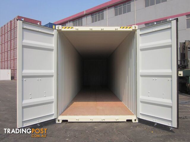 New 40ft High Cube Shipping Containers Goolwa - From $7200 + GST