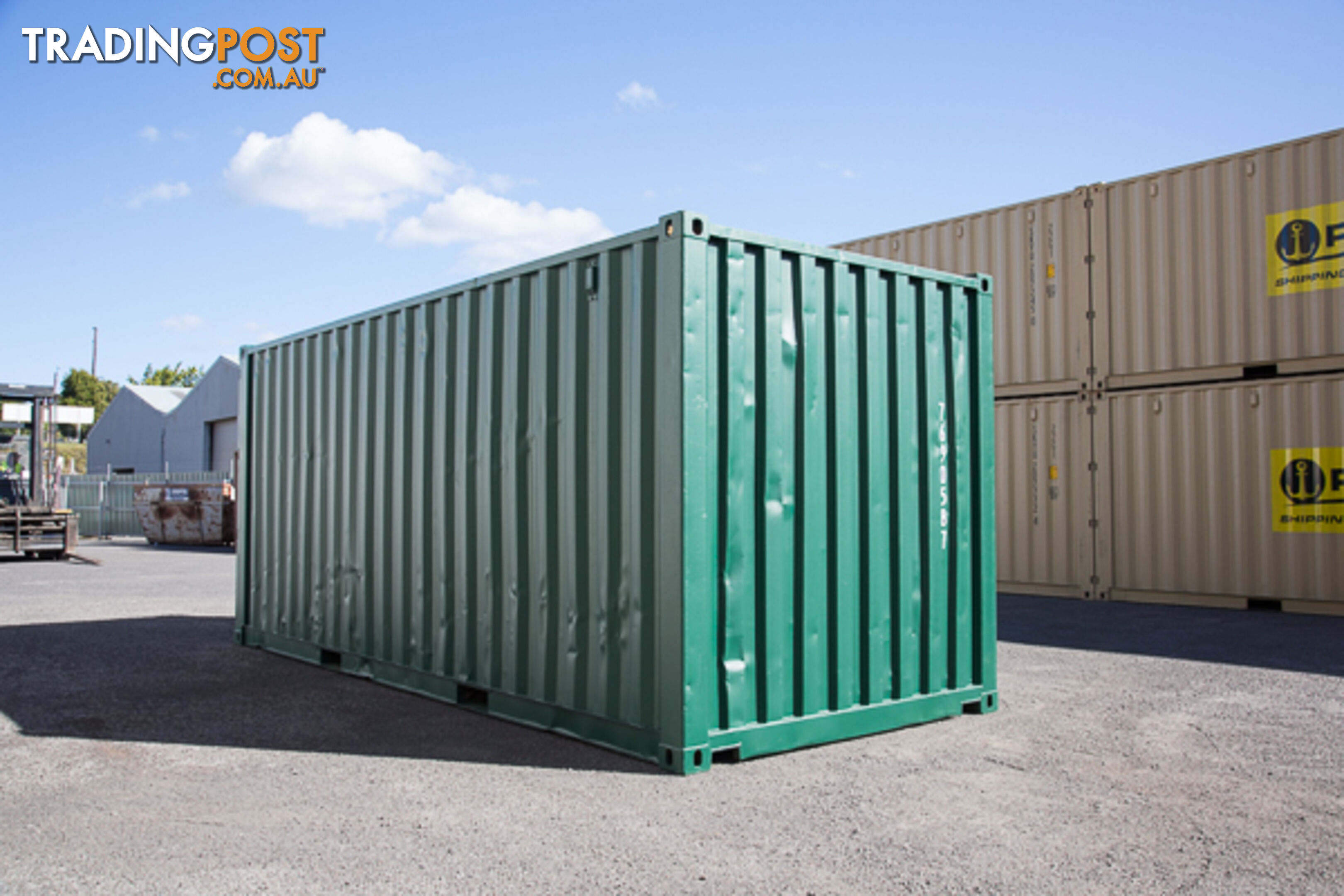 Refurbished Painted 20ft Shipping Containers Leongatha - From $3850 + GST