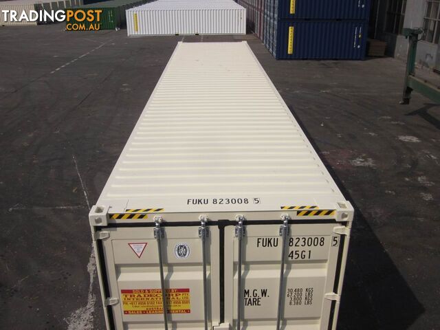 New 40ft High Cube Shipping Containers Bendigo - From $7100 + GST