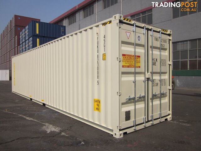 New 40ft High Cube Shipping Containers Mandurah - From $8500 + GST