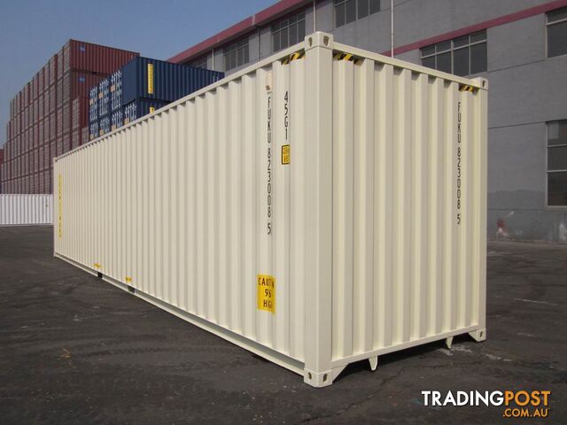 New 40ft High Cube Shipping Containers Rockinham - From $8500 + GST