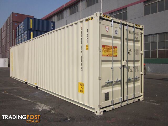 New 40ft High Cube Shipping Containers Geelong - From $7100 + GST