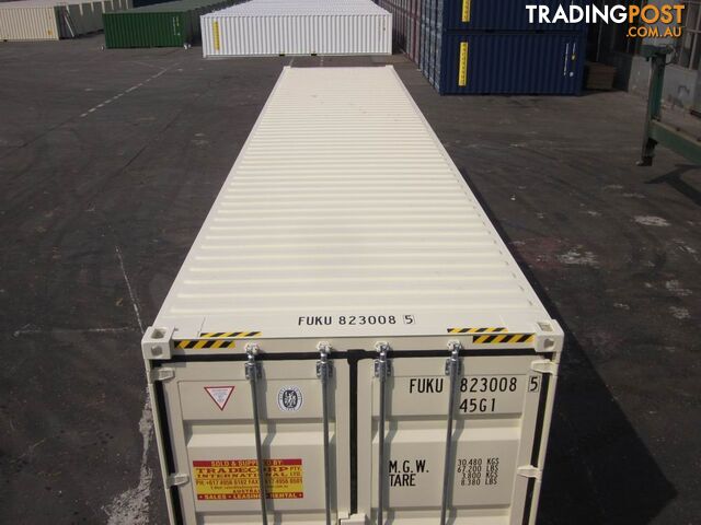 New 40ft High Cube Shipping Containers Geelong - From $7100 + GST