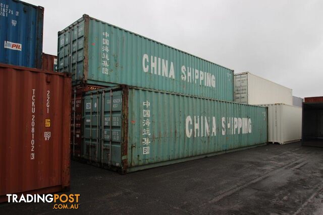 Used 40ft Shipping Containers Bendigo - From $3100 + GST