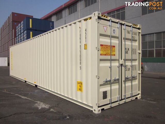 New 40ft High Cube Shipping Containers Bairnsdale - From $7100 + GST