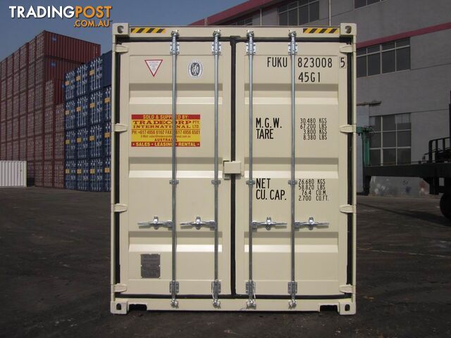 New 40ft High Cube Shipping Containers Orange - From $7150 + GST - photo 3 of 9