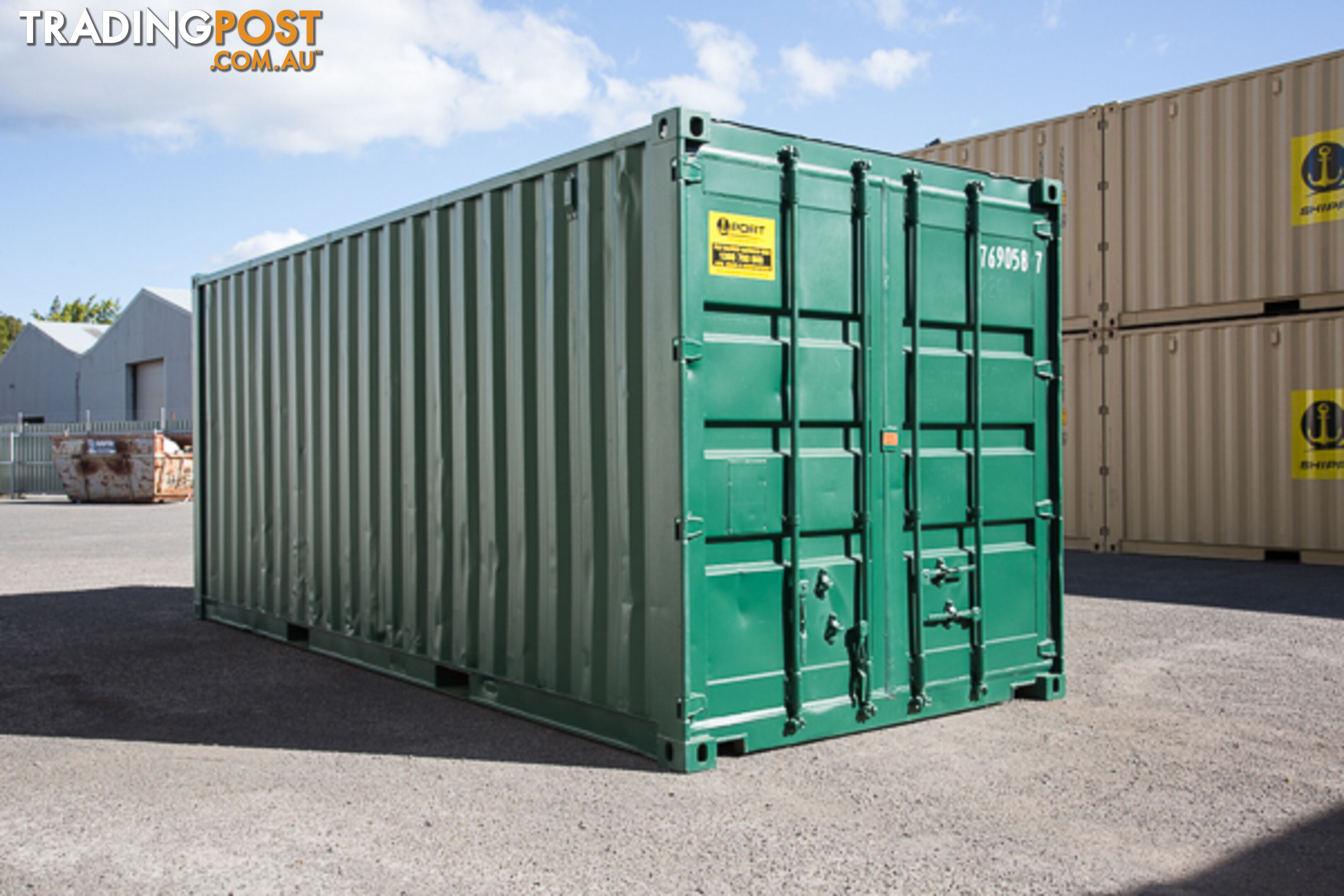 Refurbished Painted 20ft Shipping Containers Whyalla - From $4500 + GST