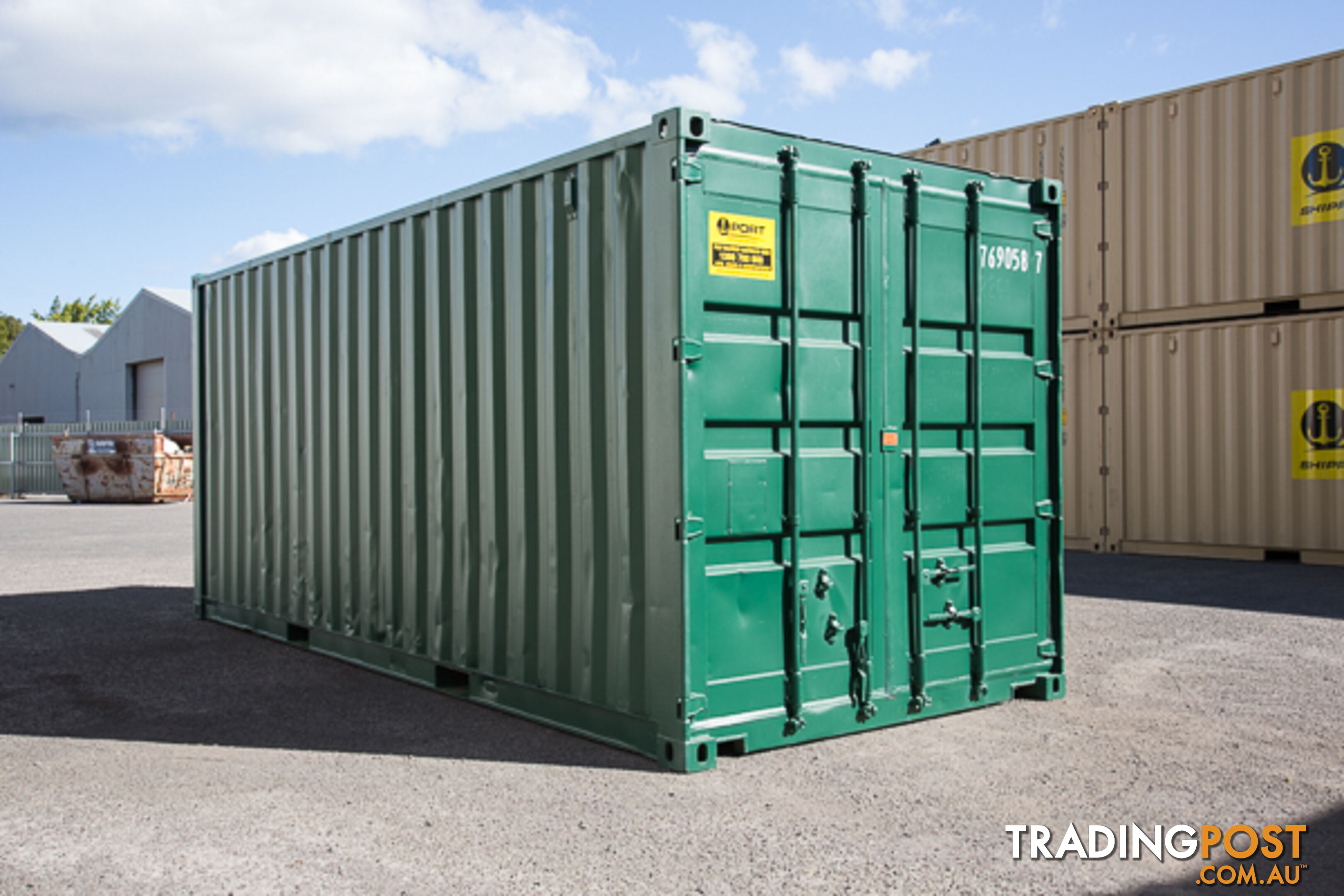 Refurbished Painted 20ft Shipping Containers Bundaberg - From $3900 + GST