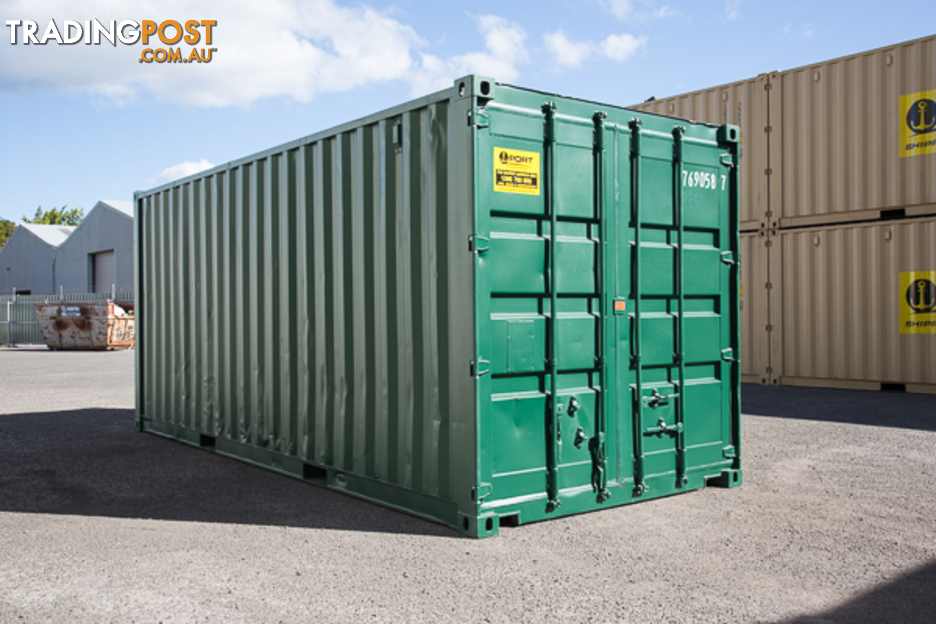 Refurbished Painted 20ft Shipping Containers Young - From $4350 + GST
