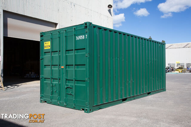 Refurbished Painted 20ft Shipping Containers Young - From $4350 + GST