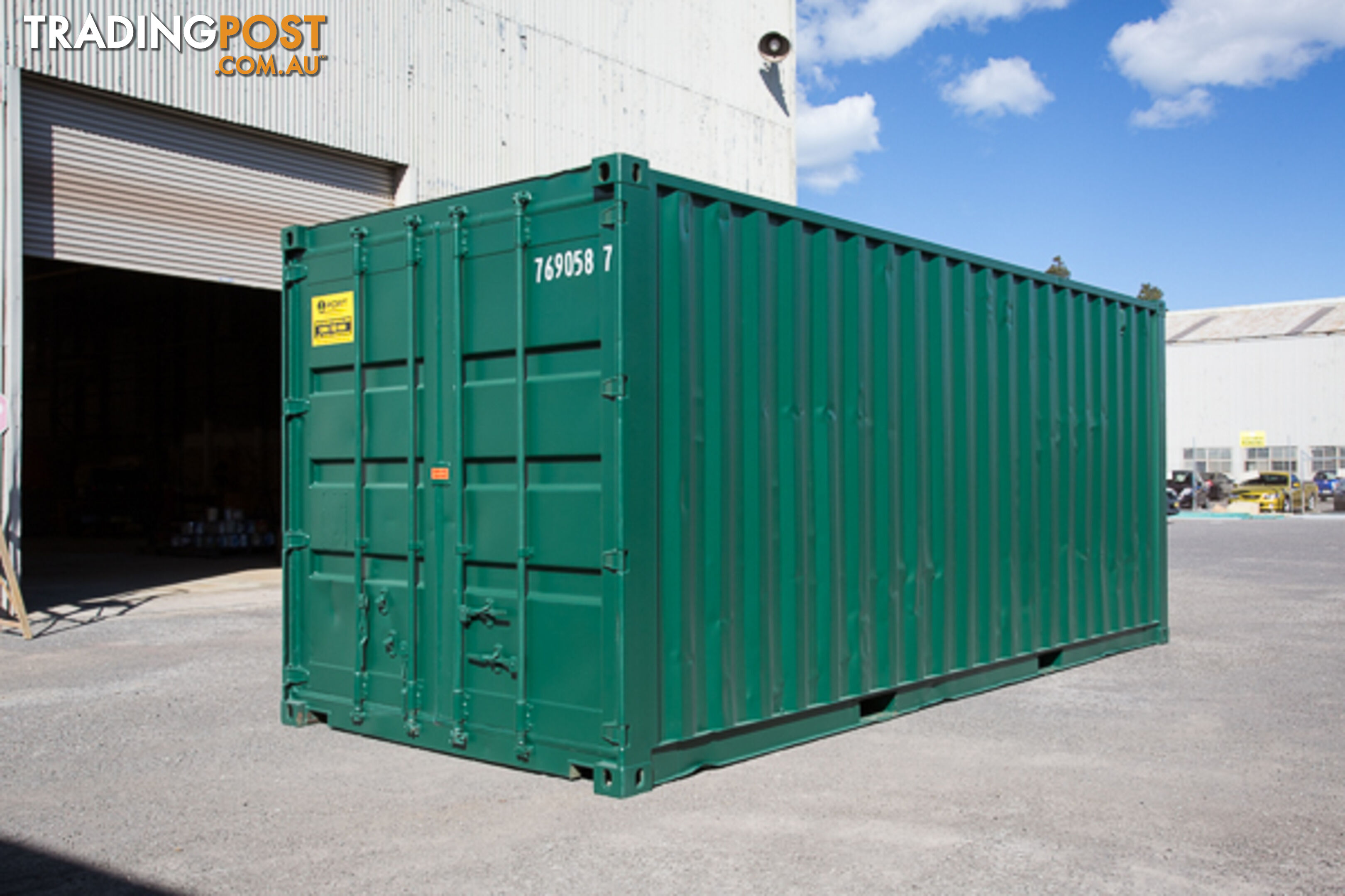 Refurbished Painted 20ft Shipping Containers Port Augusta - From $4500 + GST