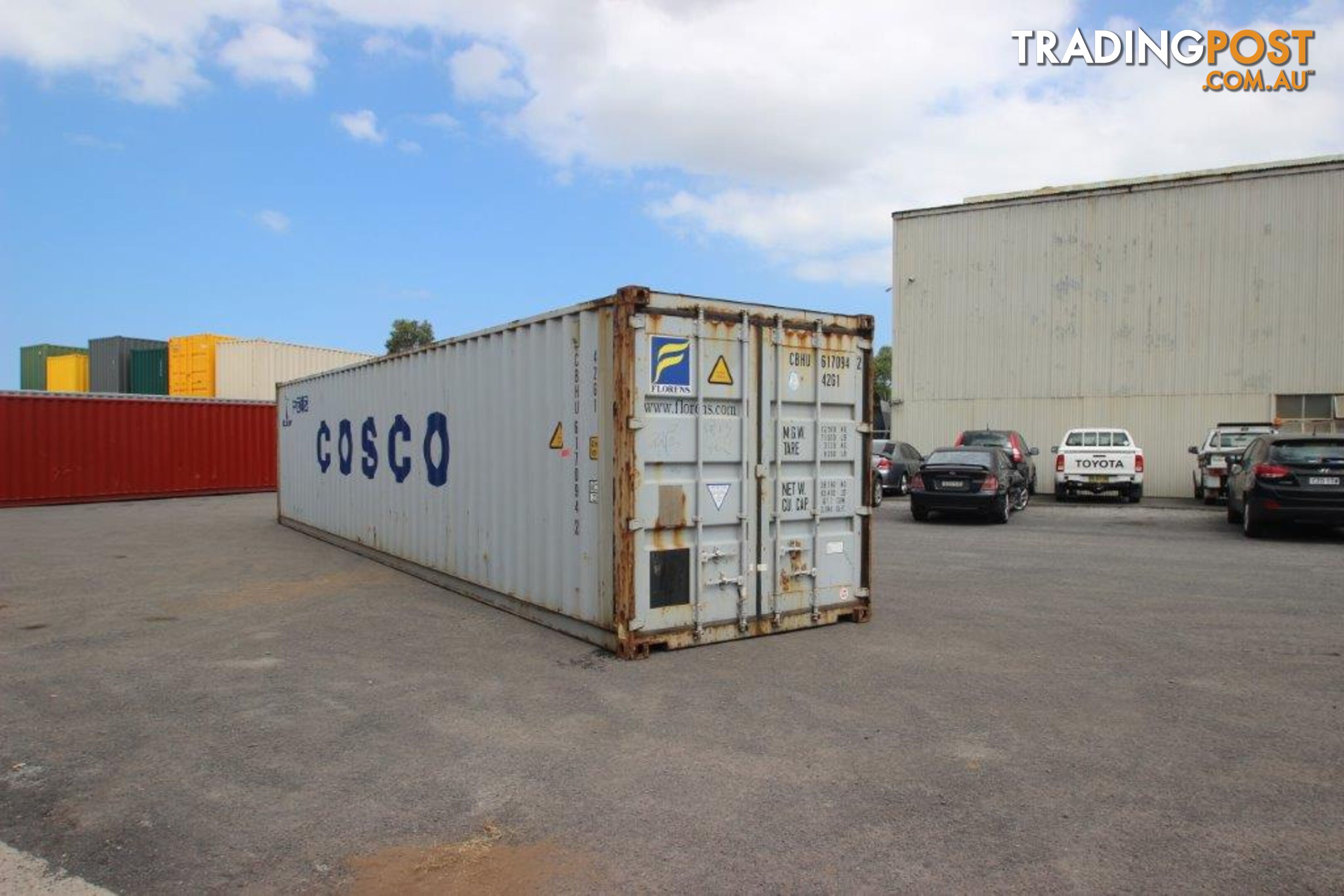 Used 40ft Shipping Containers Loch Sport - From $3100 + GST