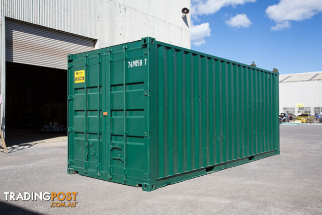 Refurbished Painted 20ft Shipping Containers Wollongong - From $3950 + GST