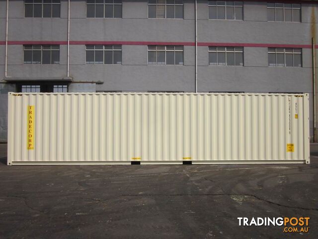 New 40ft High Cube Shipping Containers Caboolture - From $7900 + GST