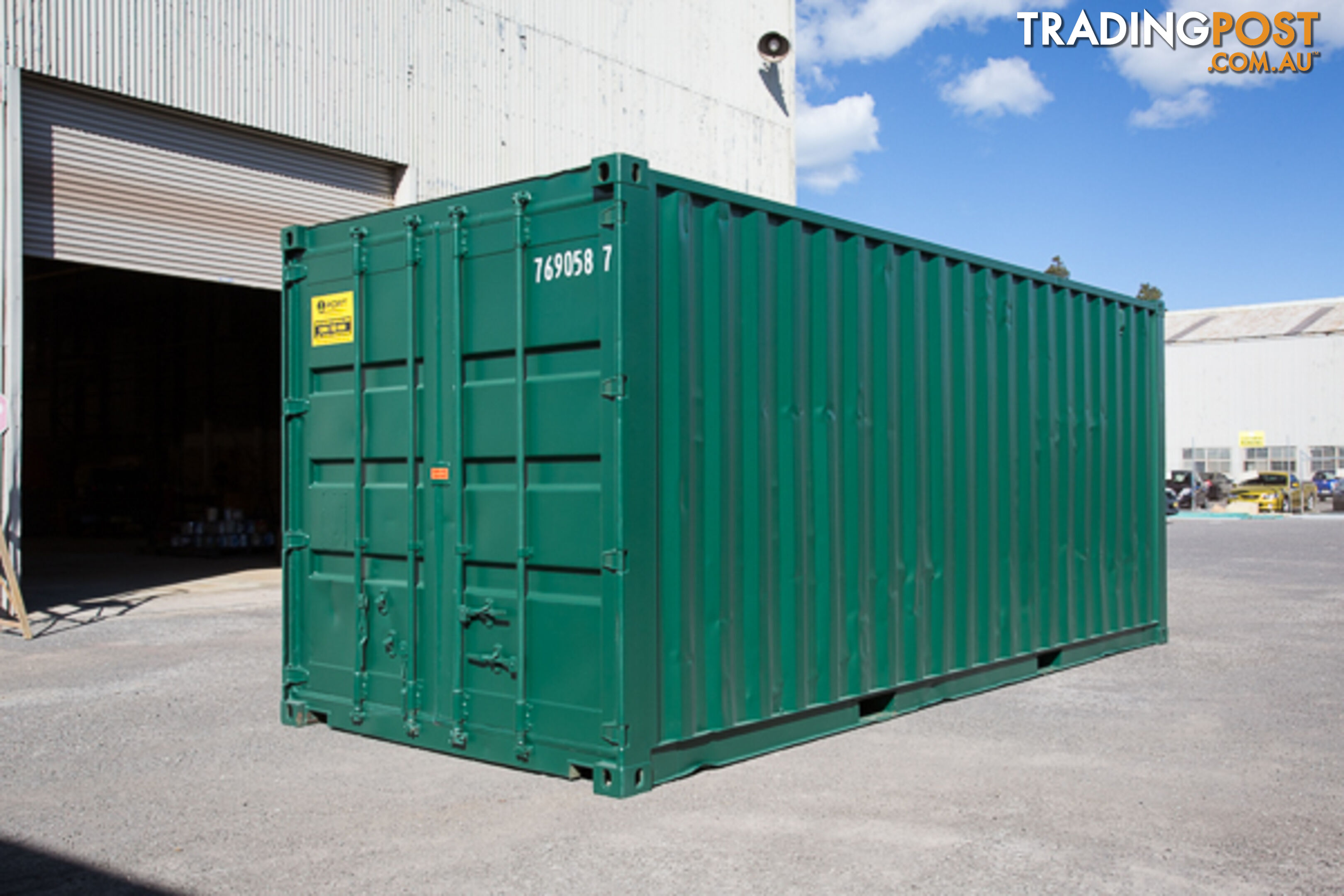 Refurbished Painted 20ft Shipping Containers Williamtown - From $4350 + GST