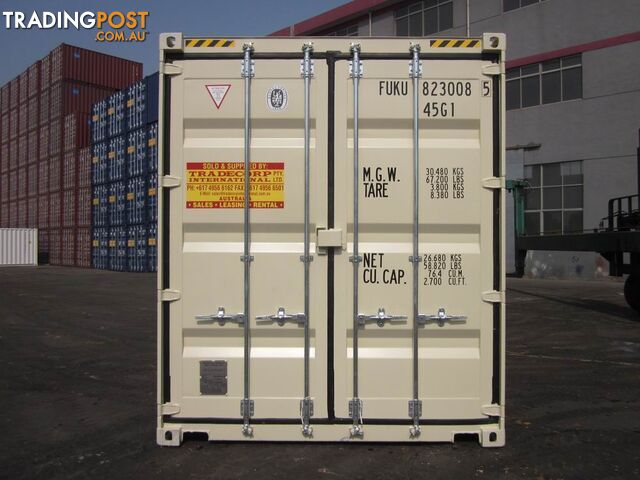 New 40ft High Cube Shipping Containers Moe - From $7100 + GST - photo 3 of 9
