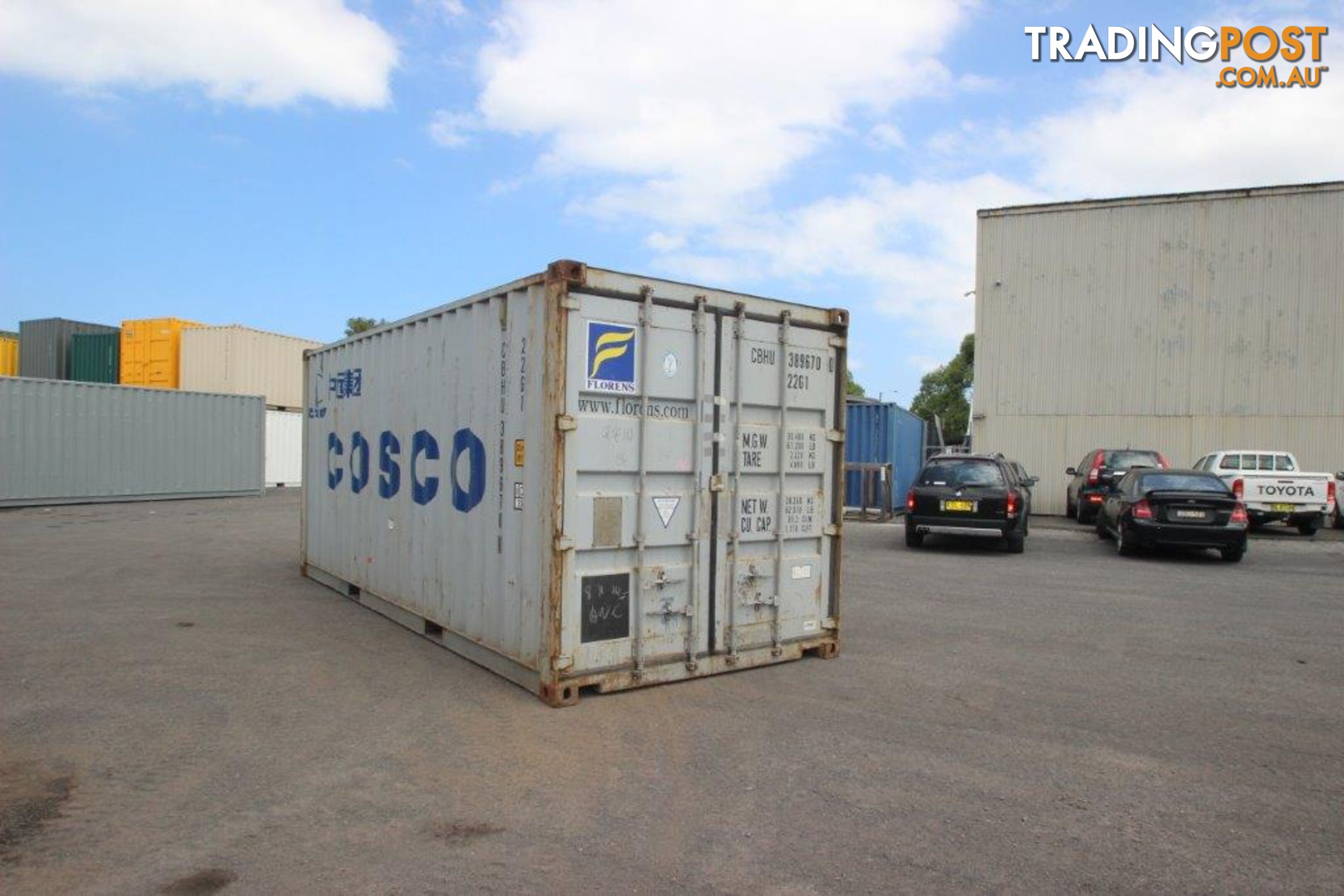 Used 20ft Shipping Containers Erina - From $3650 + GST