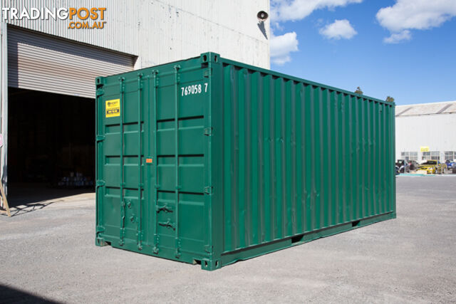 Refurbished Painted 20ft Shipping Containers Port Lincoln - From $4500 + GST