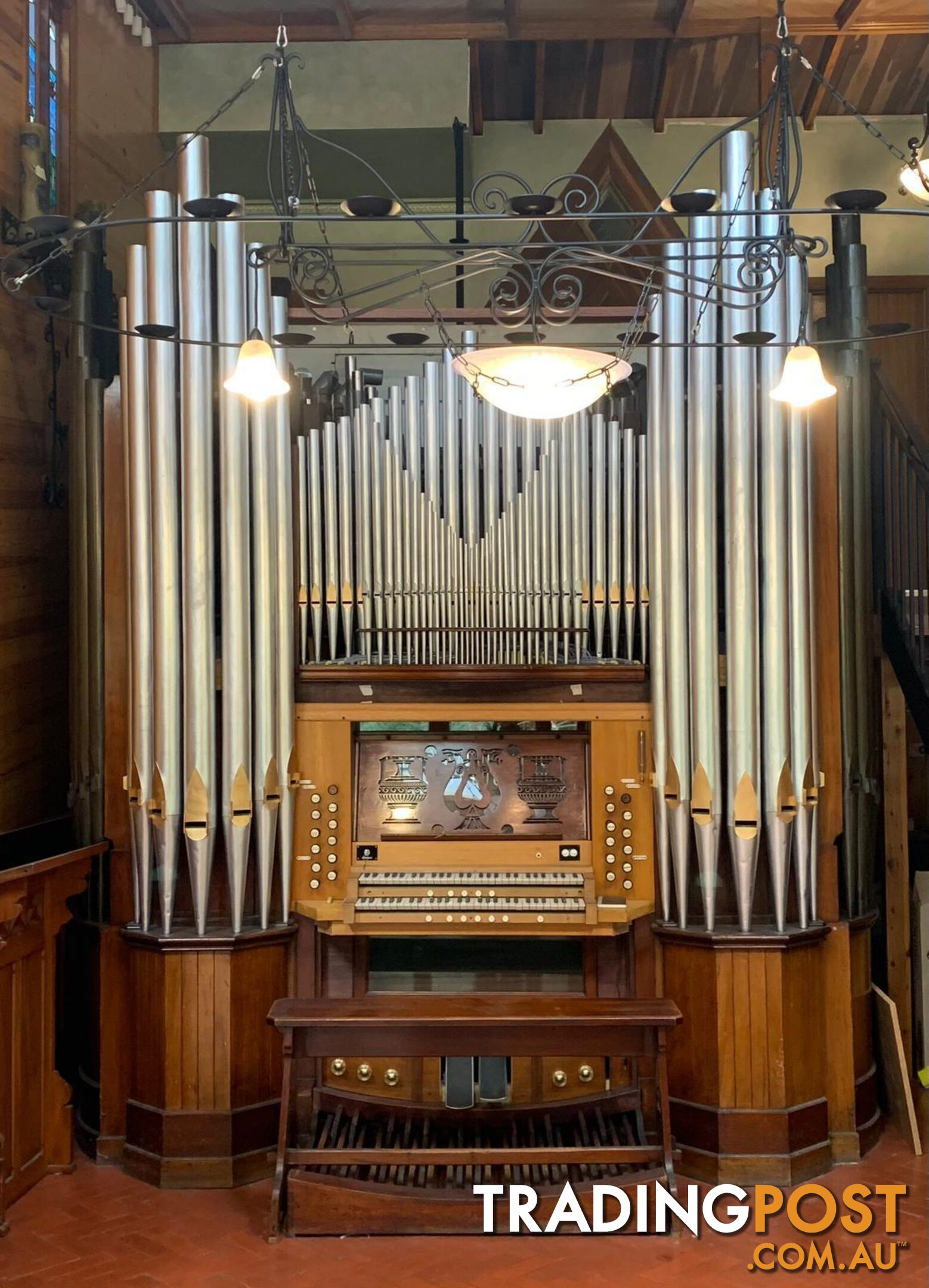 Church Pipe Organ 2m Ped 14 ranks