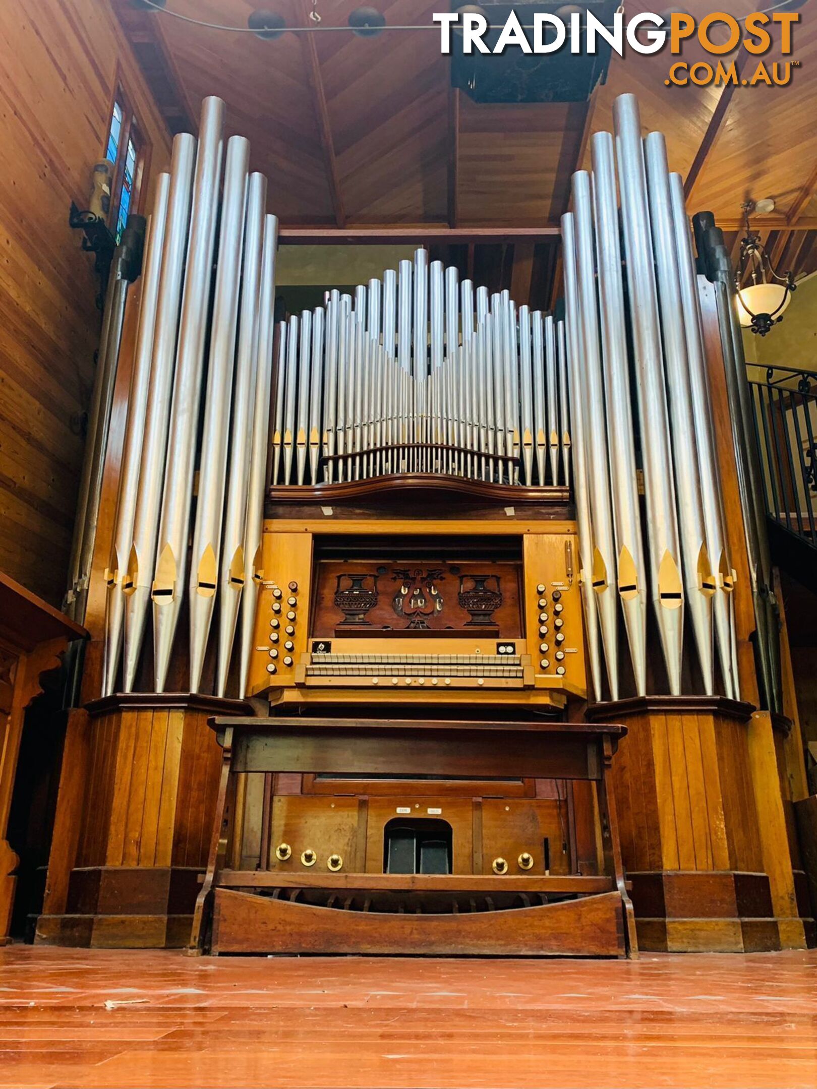 Church Pipe Organ 2m Ped 14 ranks