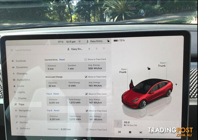 2023 Tesla Model 3 Rwd Sedan Automatic