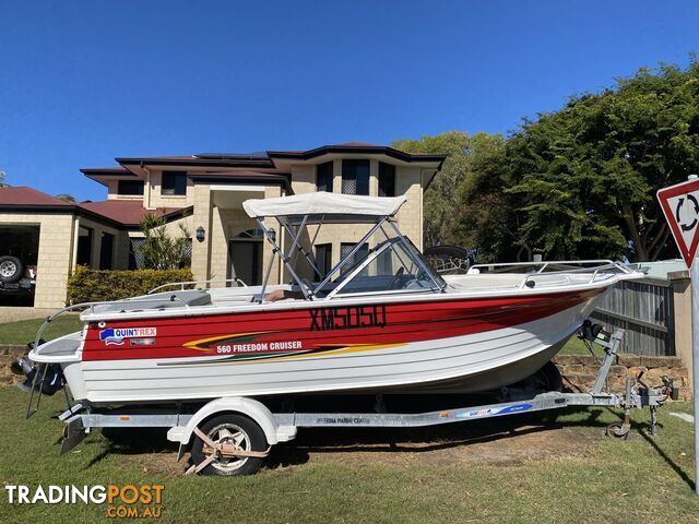 2007 QUINTREX 560 Freedom Sport CRUISER PRICE AUD $34,900