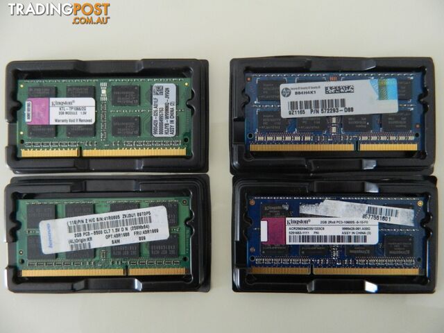 2GB Notebook RAM PC3-8500S/ PC3-10600S