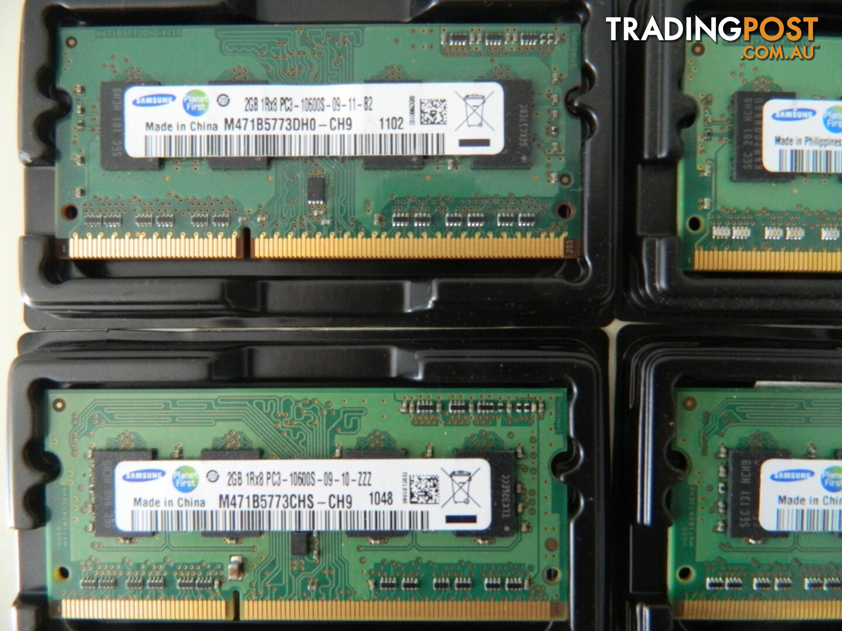 2GB Notebook RAM PC3-8500S/ PC3-10600S