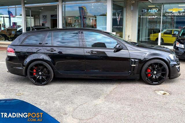 2011 HOLDEN SPECIAL VEHICLES CLUBSPORT R8 Tourer SV Black Edition E Series 3 WAGON