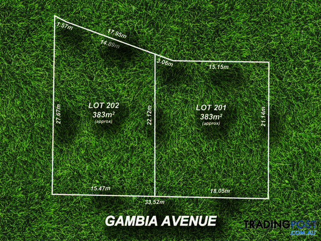 Lot 201 & 202/18 Gambia Avenue HAMPSTEAD GARDENS SA 5086