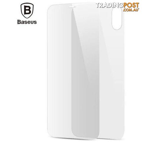 Baseus Glass Film Set Front and Back For iPhone X/Xs - Baseus - Clear