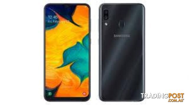 Samsung Galaxy A20 (13MP, 32GB/3GB Tel) - Black UNLOCKED BrandNew Australian Version - Black