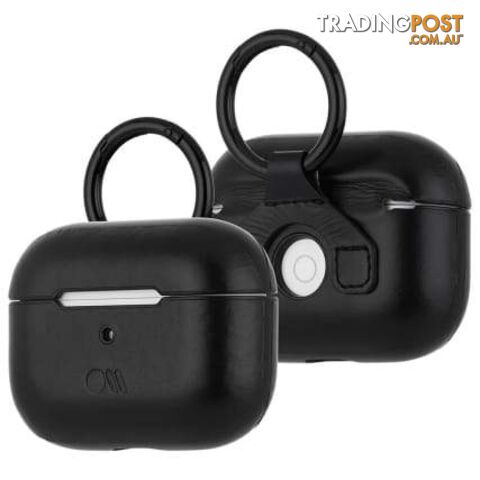 Case-Mate Hookups For AirPods PRO - Case-Mate - Leather Black - 846127191098