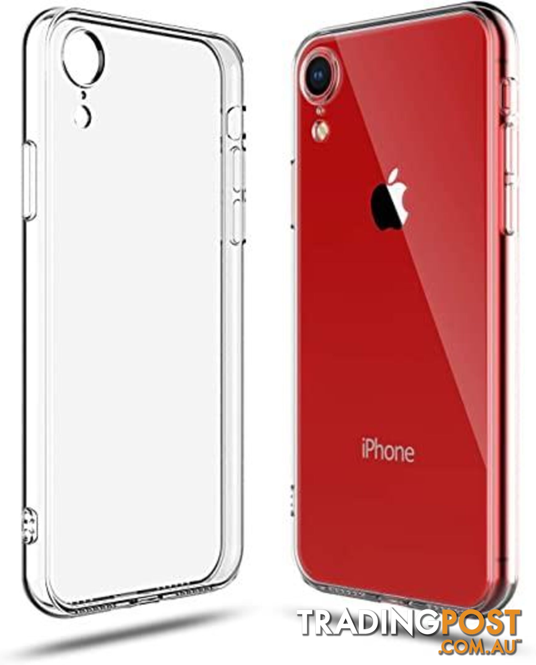 Soft Silicone Rubber Case - Clear for iPhone XR - OZ