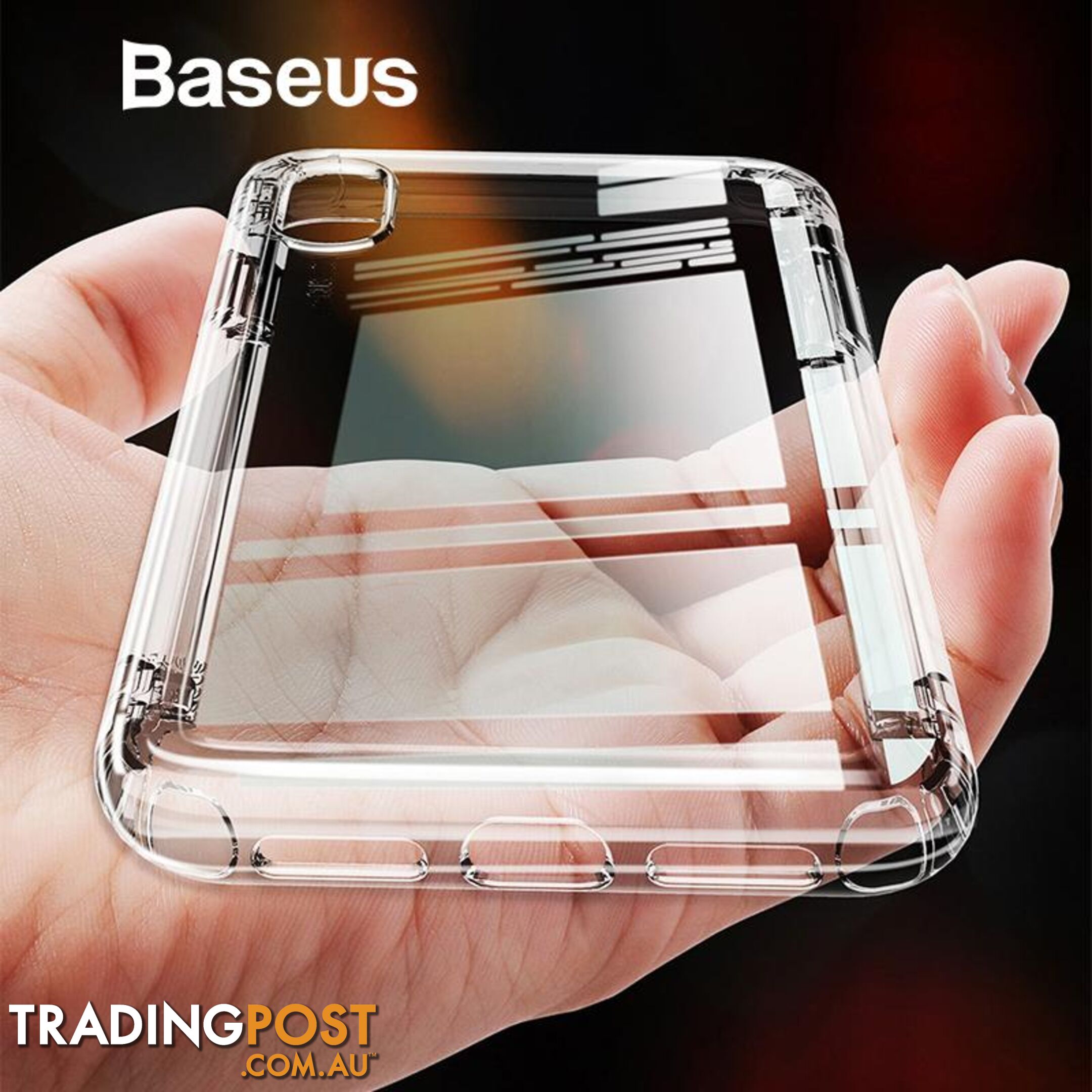 Baseus Safety Airbags Case For iPhone 11 - Baseus - Clear