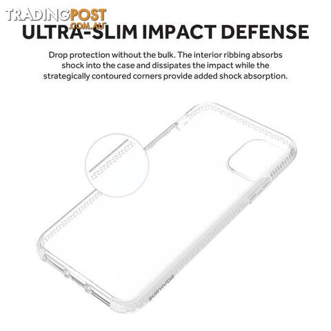 Griffin Survivor Clear for iPhone 11 Pro Max - Clear - Griffin - Clear - 191058106919